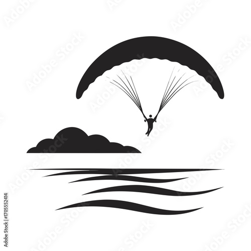 Paragliding Silhouette
