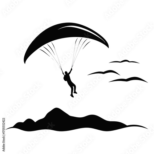 Paragliding Silhouette