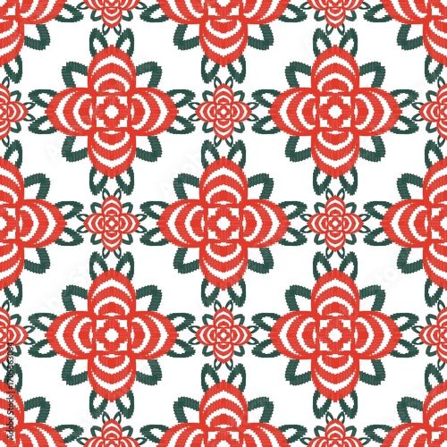 ikat fabric pattern