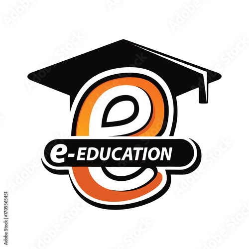 Educational Logo with Book, Pen Nib, and Laurel Elements