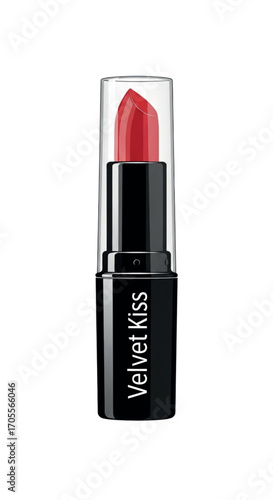 Red Velvet Kiss Lipstick Product Shot.