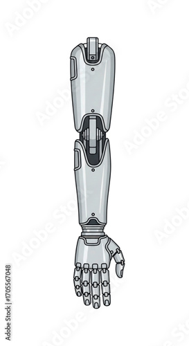 Robotic Arm with Articulated Hand.
