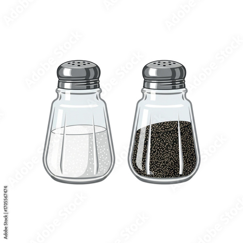 Salt and Pepper Shakers.