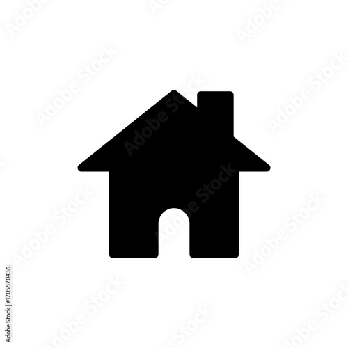 House icon vector for web and mobile app. Home sign and symbol