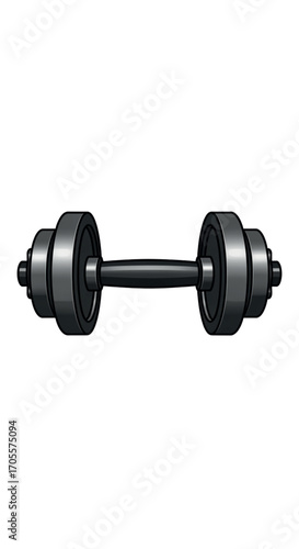 Single Dumbbell Weight for Fitness Training.