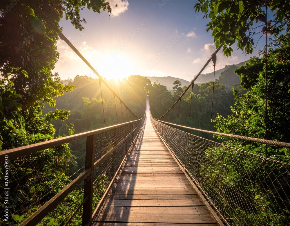 Obraz premium Generated image 橋の風景