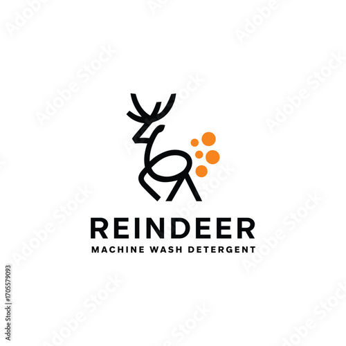 Reindeer logo, company logo company logo