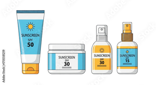 Sunscreen Products For Skin Protection 1.