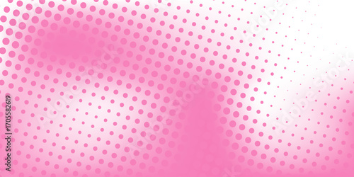 white polka dots pattern over hot pink useful as a background good effect simple art