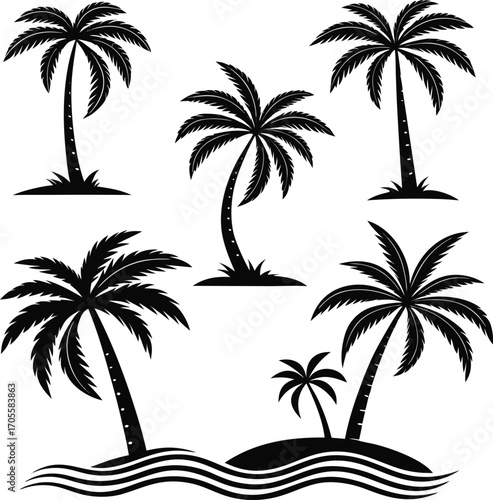 Tree plan and summer design vector icon 
