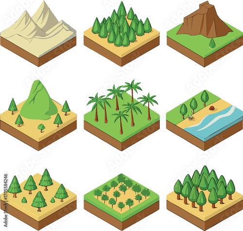 Tree plan and summer design vector icon 