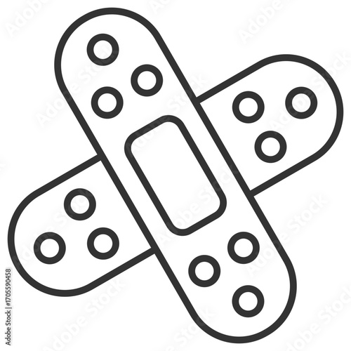 Bandage Outline Icon