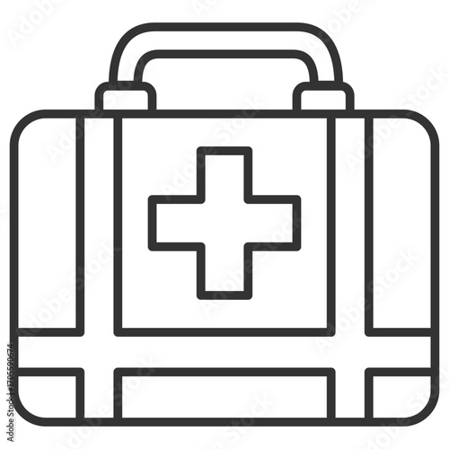 Firs Aid Kit Outline Icon