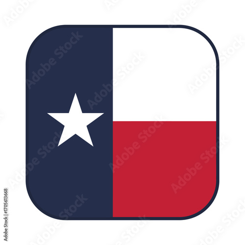 Texas flag illustration a symbol of state pride and independence perfect for patriotic events historical documentaries and showcasing texas heritage.