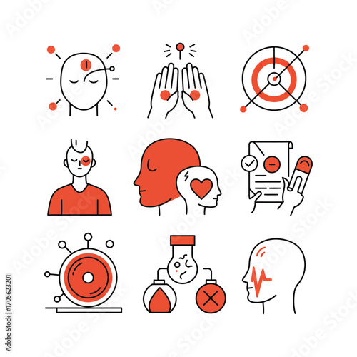 mental health concept managing emotions psychological therapy understanding the human mind for wellness and emotional balance. effective mental healthcare solution.