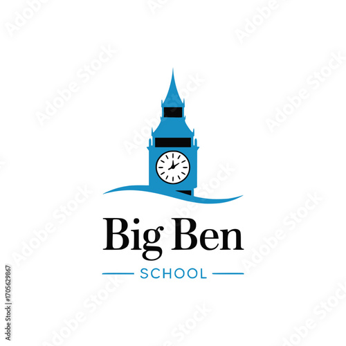 London big ben big ben vector silhouette"