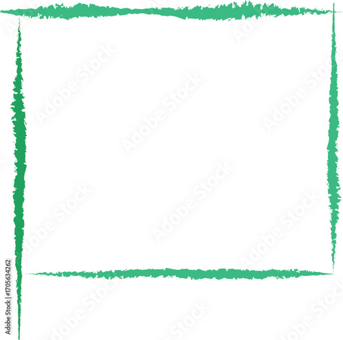 green frame with a border
