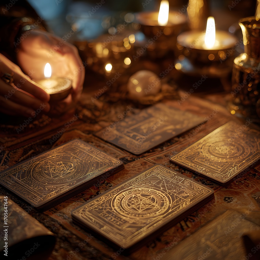 Fototapeta premium Insight tarot scene