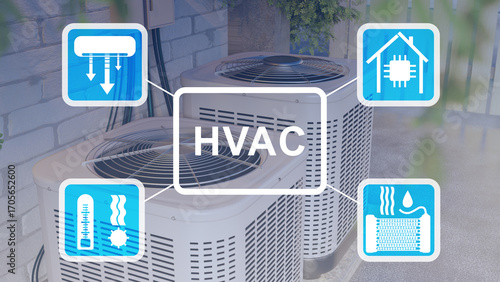 HVAC system. Outdoor air co...