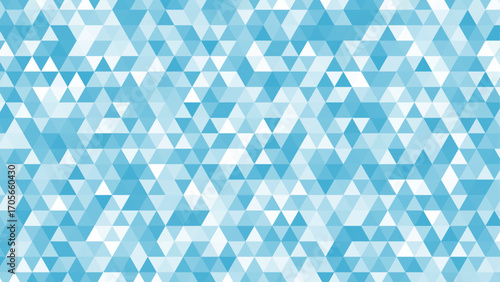 三角形の青いモザイクタイル背景