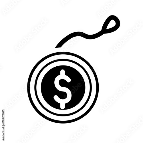 yoyo glyph icon