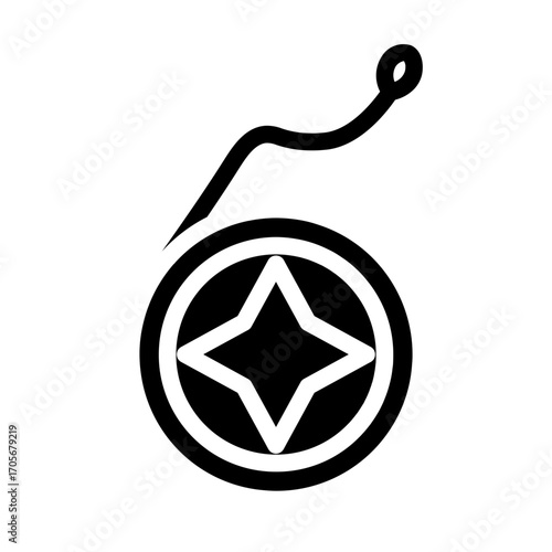 yoyo glyph icon