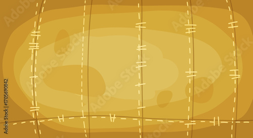 Abstract Barbed Wire Fence with Golden Hue, Security and Confinement.