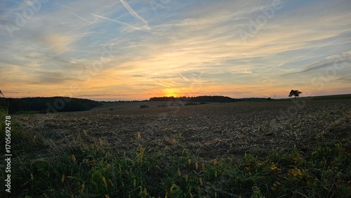 Sonnenuntergang in Waibstadt
