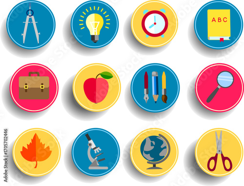 school theme stickers
