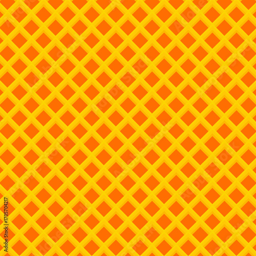 Pineapple texture Pattern Background. Pineapple Seamless Pattern. Tropical Fruit Peel Vector Background