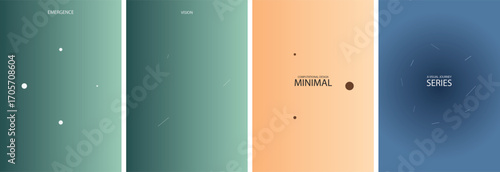 Modern Gradient Vector Poster Template Background