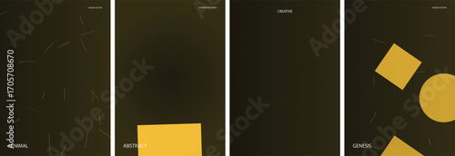 Modern Gradient Vector Poster Template Background