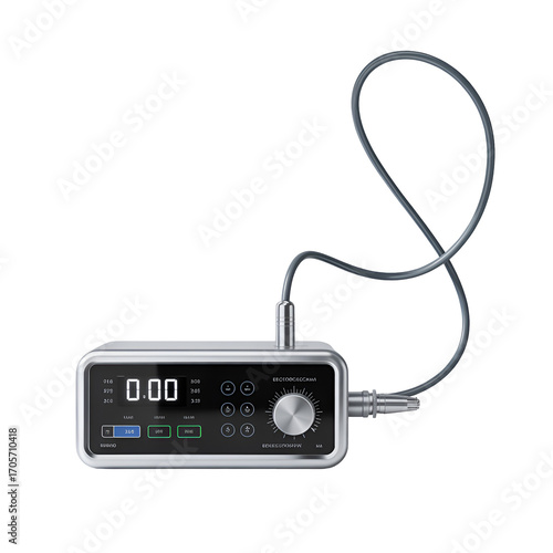 portable radio isolated on white