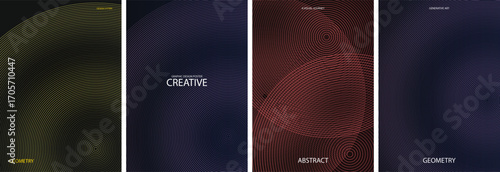 Modern Gradient Vector Poster Template Background