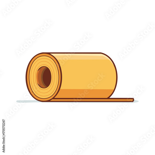 Rolled up pastry Illustration