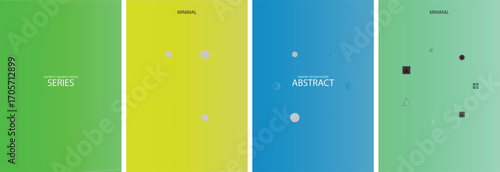 Abstract Geometric Vector Poster Background Design