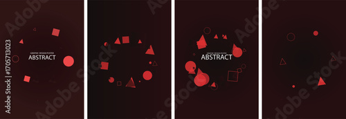 Abstract Geometric Vector Poster Background Design