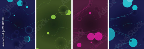 Abstract Geometric Vector Poster Background Design