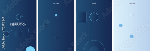 Abstract Geometric Vector Poster Background Design