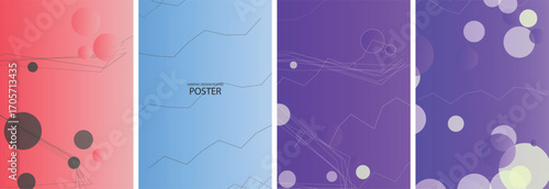 Abstract Geometric Vector Poster Background Design