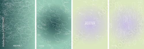 Abstract Geometric Vector Poster Background Design