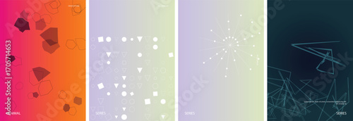 Abstract Geometric Vector Poster Background Design