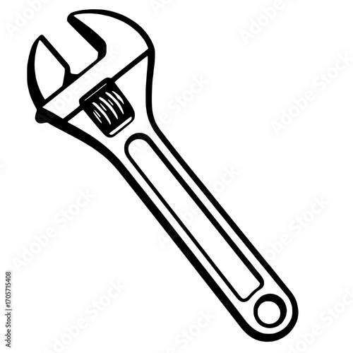wrench vector illustration