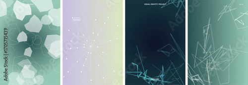 Abstract Geometric Vector Poster Background Design