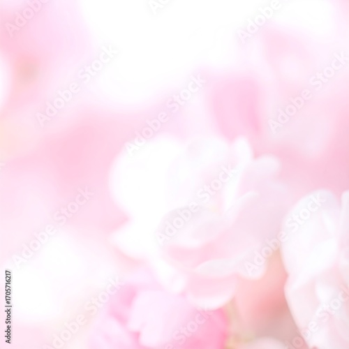 Fototapeta Naklejka Na Ścianę i Meble -  Delicate, soft-focus image of pastel-toned flowers, showcasing a dreamy and romantic aesthetic.