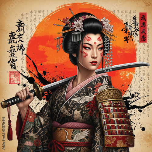 japanese woman in kimono
