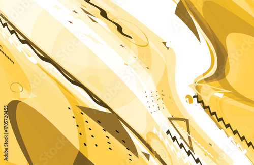 Abstract geometric background with colorful elements. Vector illustration. Eps 10.	
