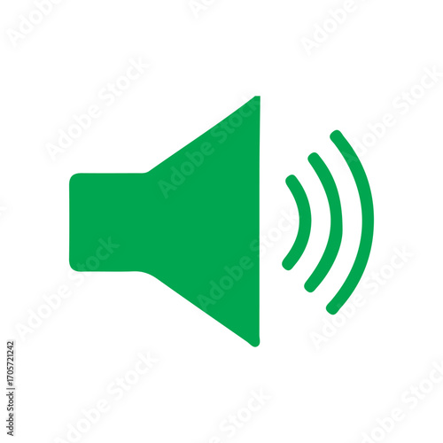 green speaker icon