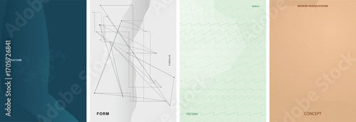 Abstract Geometric Vector Poster Background Design