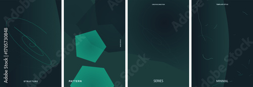 Abstract Geometric Vector Poster Background Design